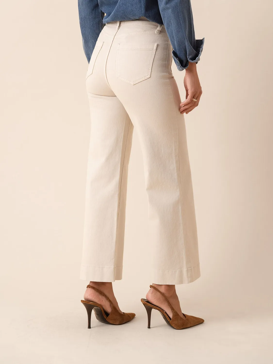 Oraije Gasparette jeans wide taupe