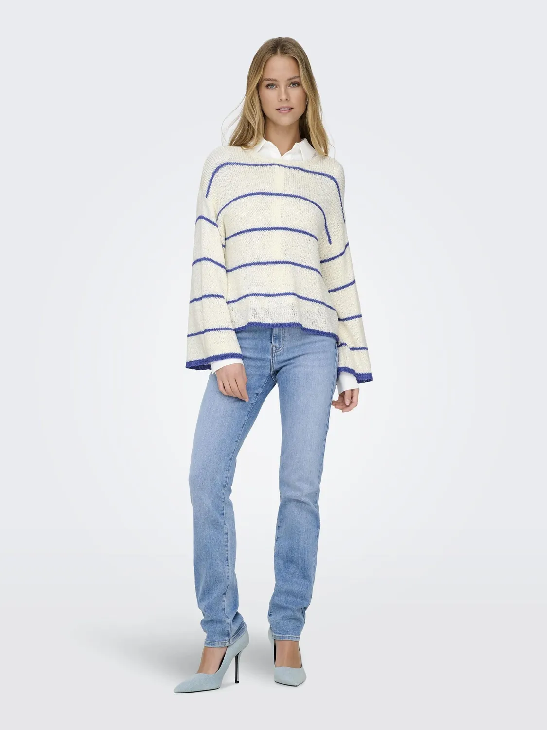 ONLY Onlgeena pullover maglia girocollo taglia XS