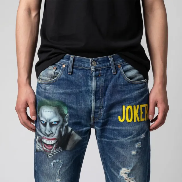 Never Say Never Levi's Vintage Joker jeans dipinti Leto