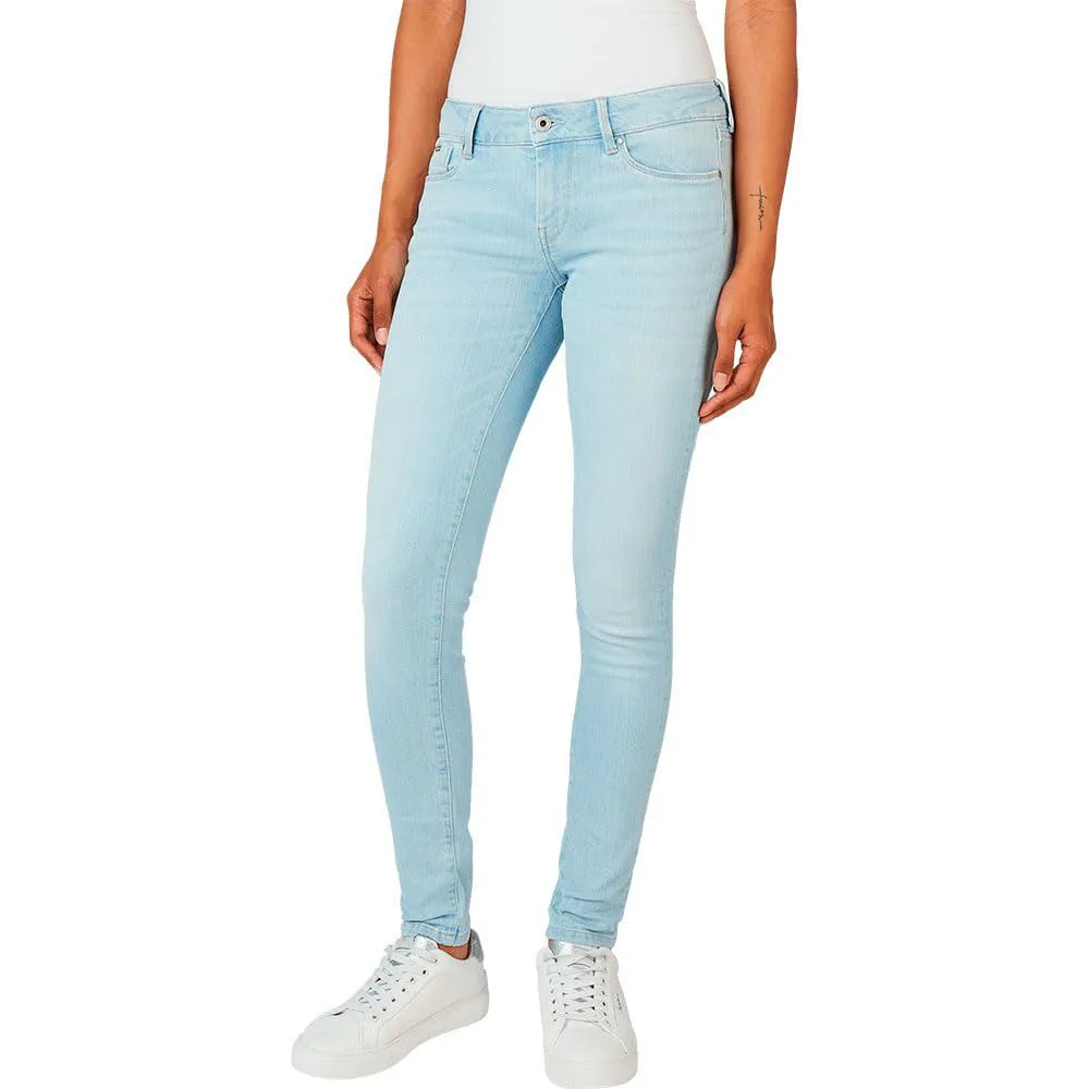 Pepe Jeans Rosevelt Jeans Skinny Donna Nero 28W/30L