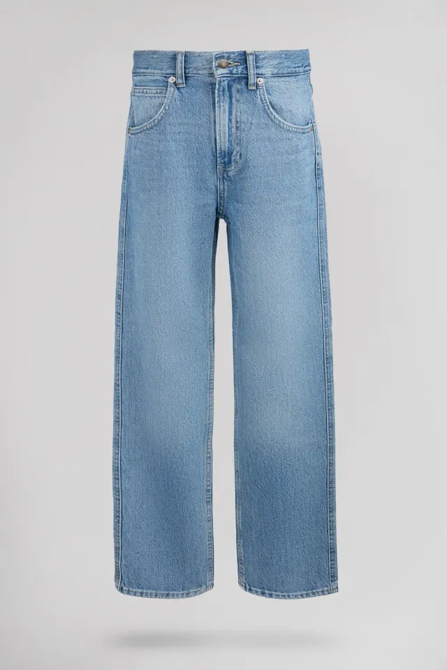 Teddy Smith Memphis Straight Jr Jeans Ragazzo Indigo Chiaro