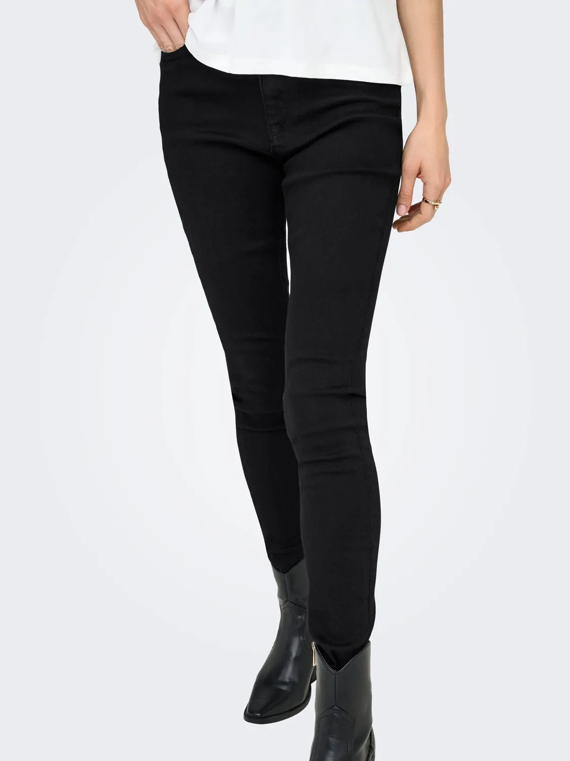 ONLY ONLMILA Skinny Jeans Donna Vita Alta 26W 34L