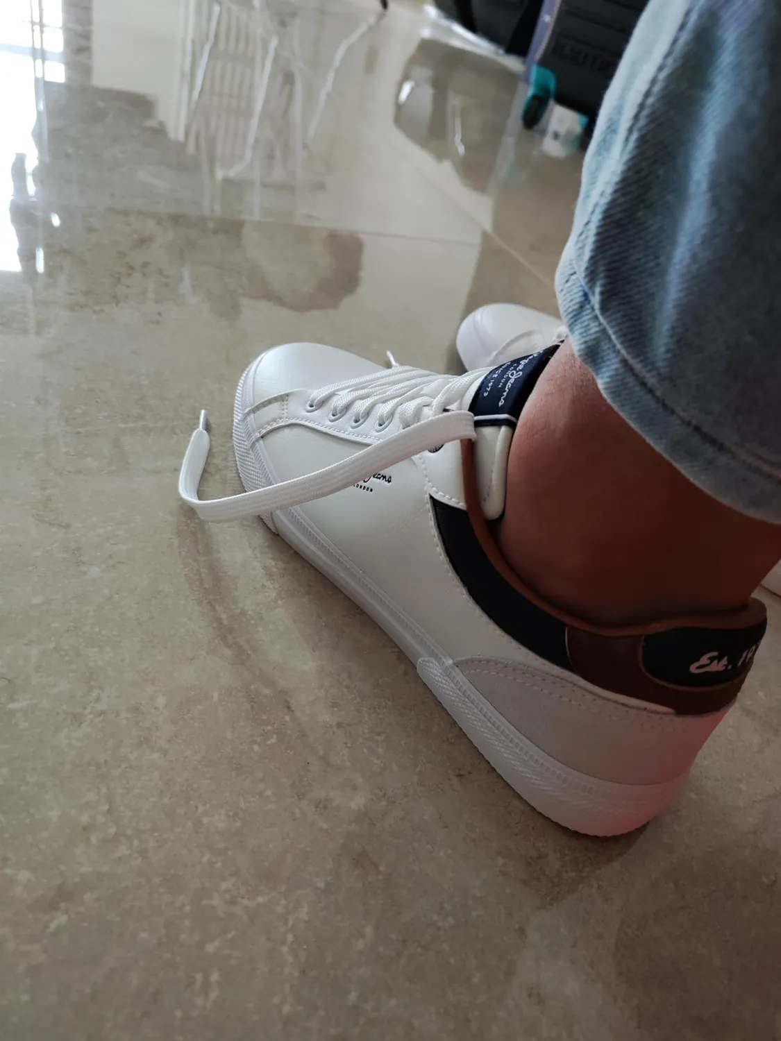 Pepe Jeans Kenton Court sneakers uomo bianche