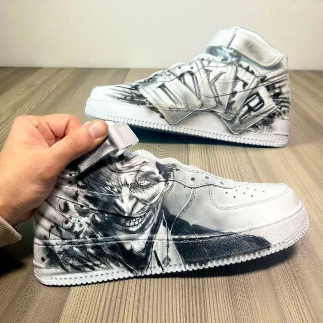 Nike Air Force 1 High dipinte Joker carte