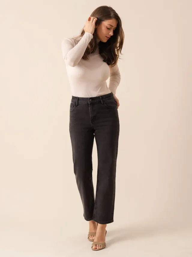 Oraije Solange jeans dritti neri