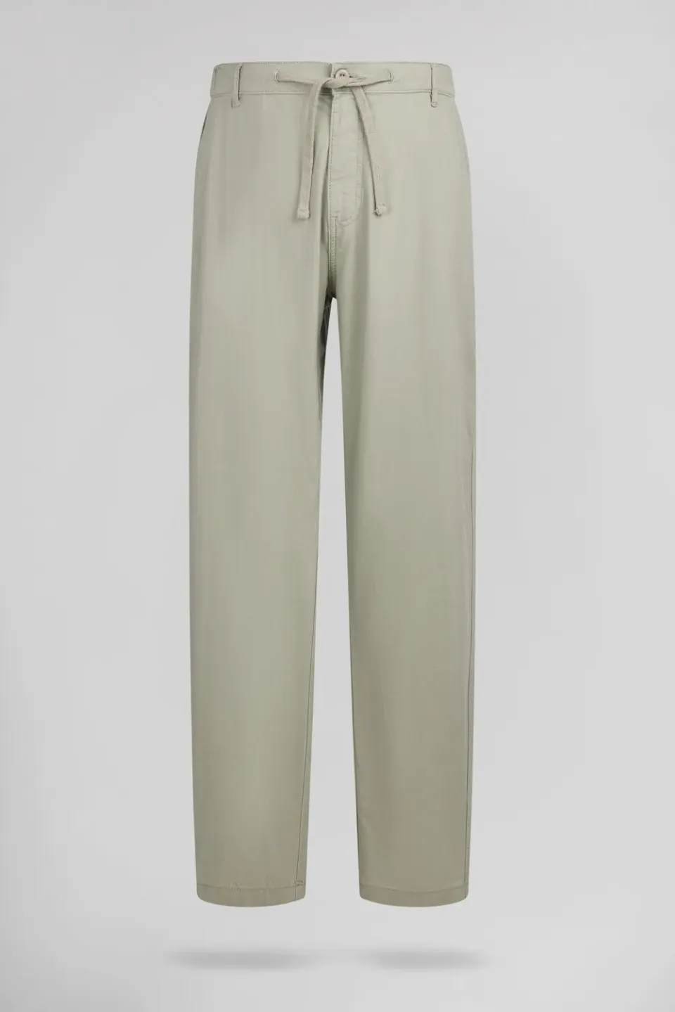 Teddy Smith P-Linen Chino pantaloni kaki lino cotone