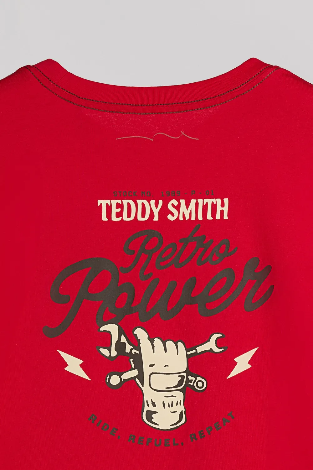 Teddy Smith T-Asha t-shirt bambino rosso vif