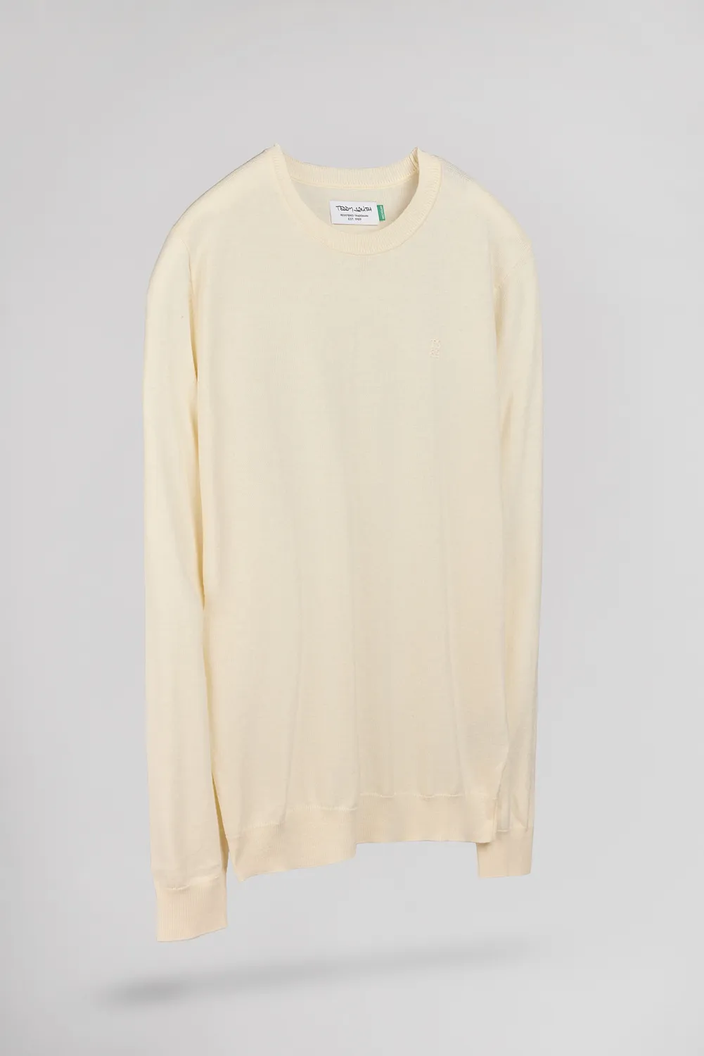 Teddy Smith P-Martino maglione uomo crema slim lana