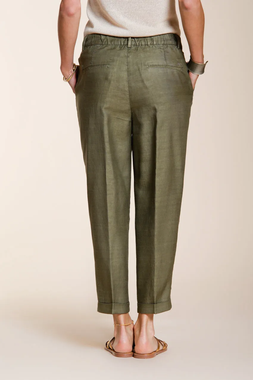Mason's Linda Summer chino donna salvia relaxed lino