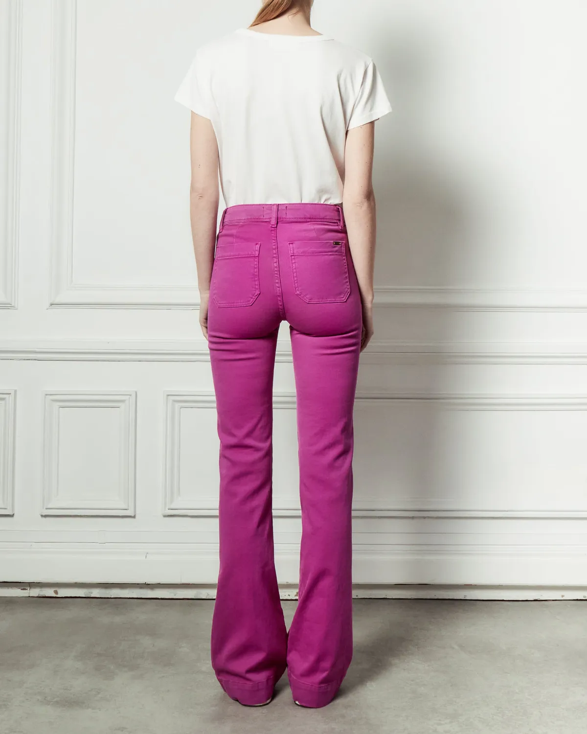 acquaverde Charlotte pantalone Orchid bootcut