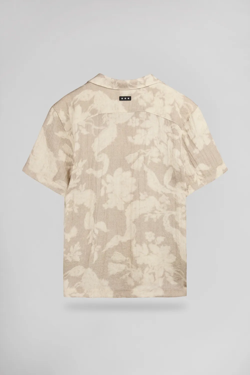 Teddy Smith C-Anders Camicia Hawaiana Beige Viscosa