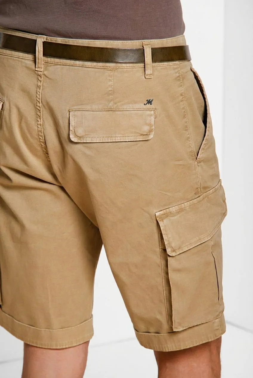 Mason's Chile bermuda cargo beige slim cotone