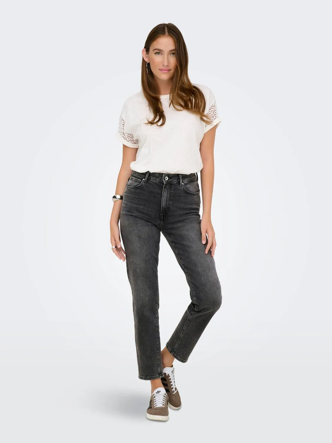 Only 15259634 jeans donna Medium Blue Denim 29W/32L vita alta