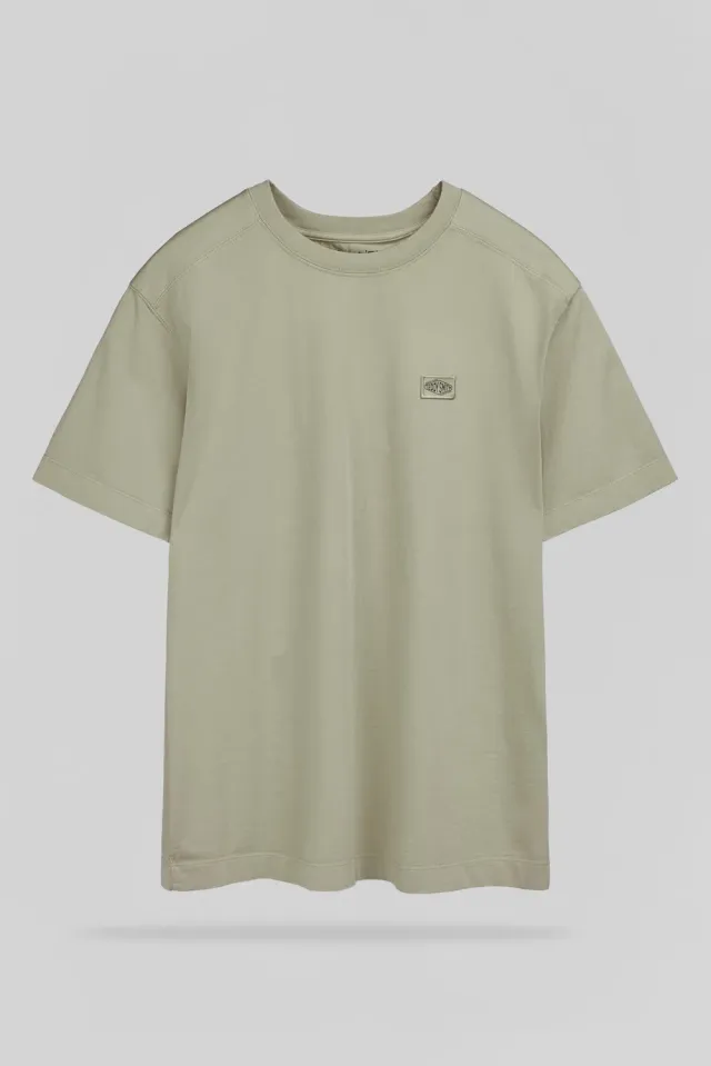 Teddy Smith T-Nateo MC t-shirt uomo bleach kaki loose