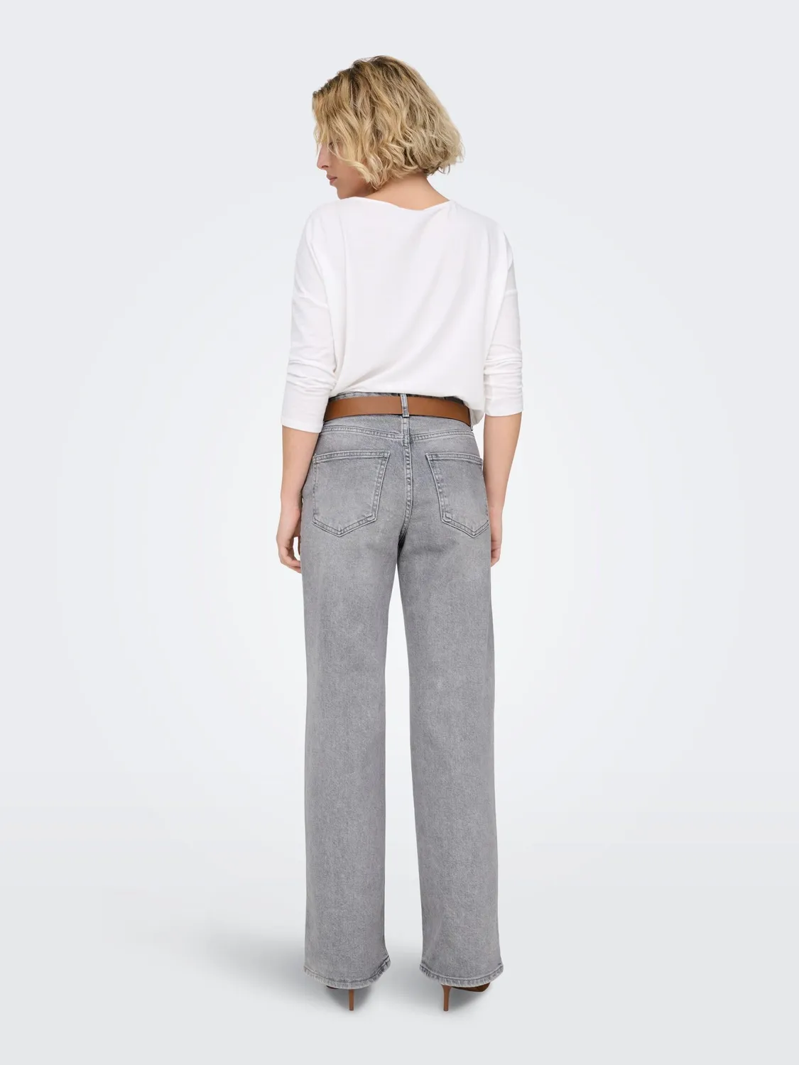 ONLY OnlJuicy Wide Leg Jeans Vita Alta 30W/32L denim