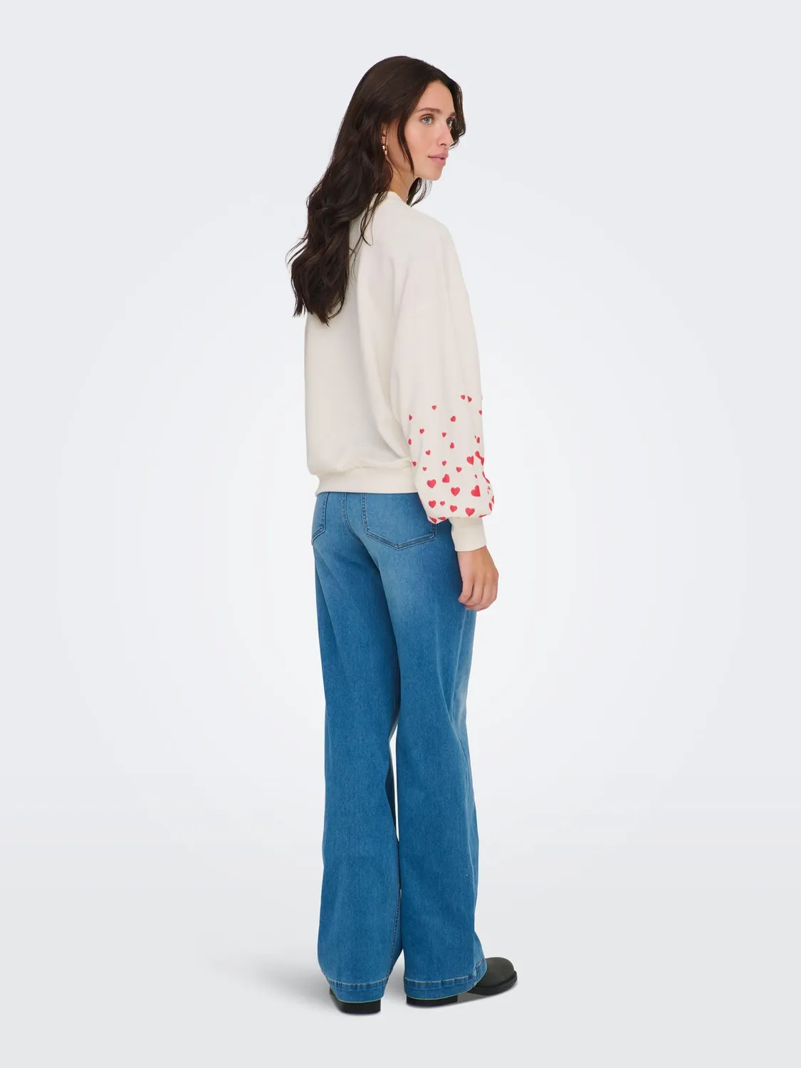 ONLY Onlbrooke L/S O-Neck Flower Felpa L Floreale