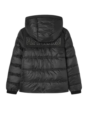 Pepe Jeans Odonis giacca ragazzo nera trapuntata