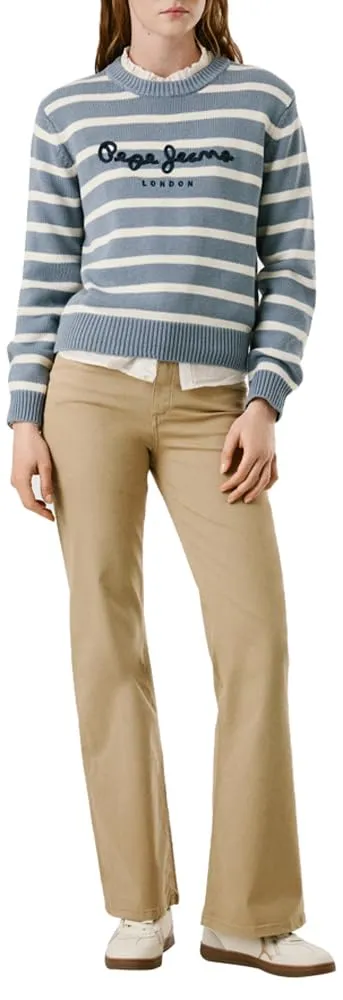 Pepe Jeans Caprice Stripe Maglia Donna L a Righe