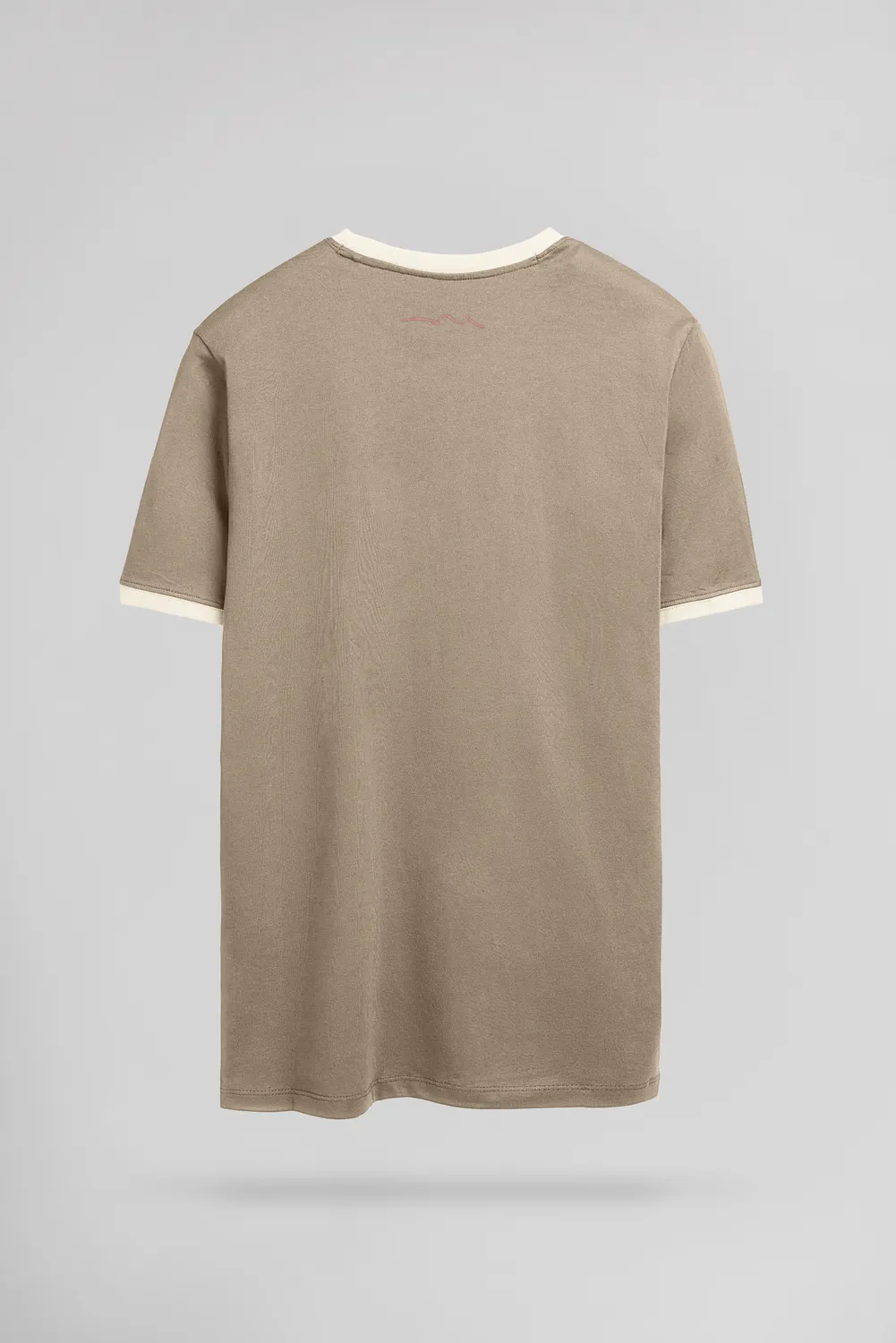 Teddy Smith The-Tee 2 R MC T-Shirt Wolf Beige Uomo