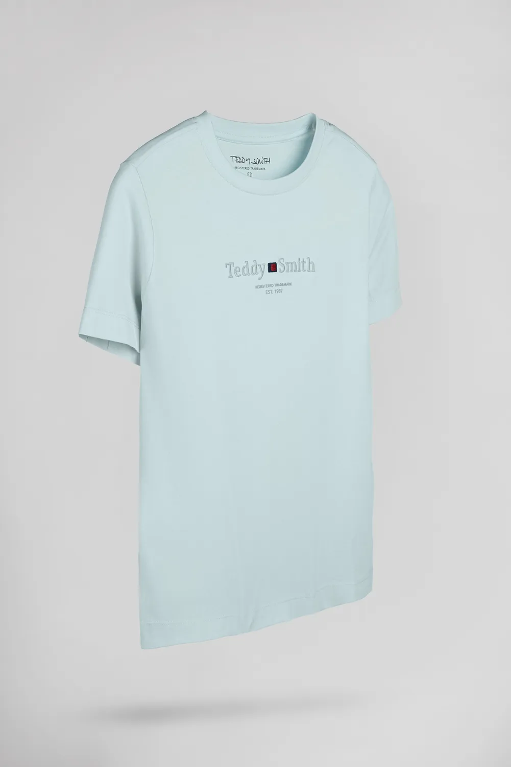 Teddy Smith T-Jim MC JR t-shirt ragazzo menthol