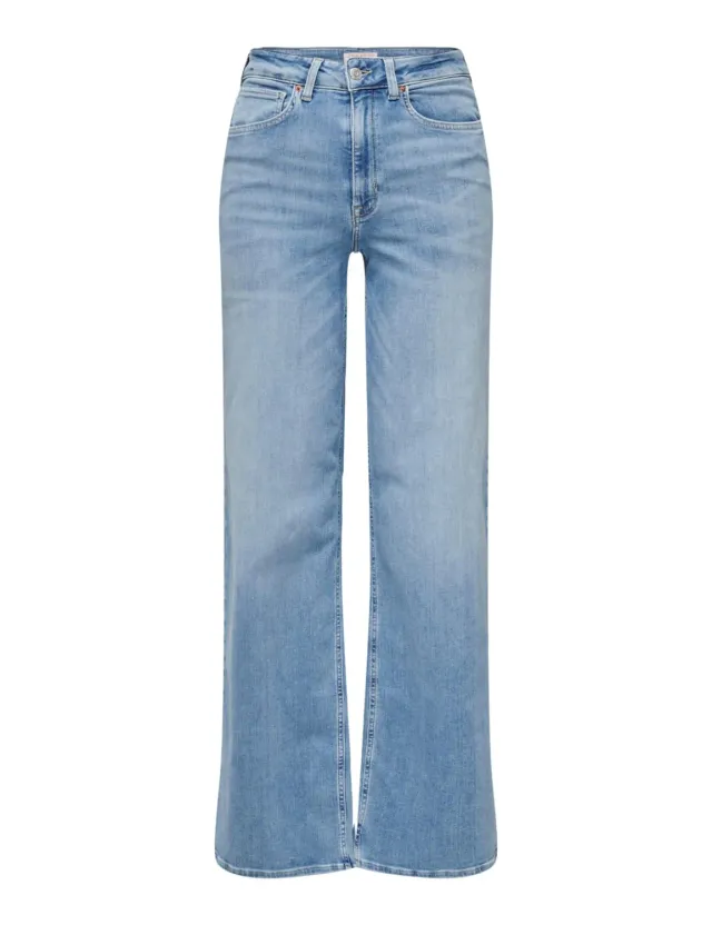ONLY Onlmadison Blush HW Wide Jeans L/32L vita alta
