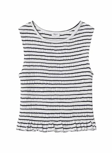 Pepe Jeans Gracie Canotta Bambina Volant 10 Anni