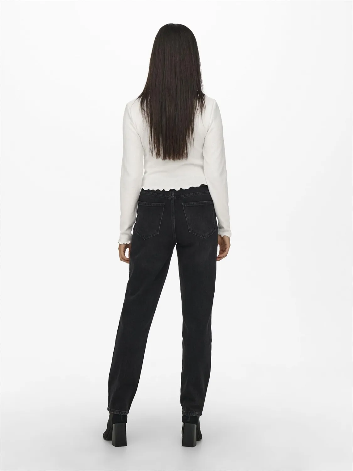 Only Onlkitty Top Cropped Donna L Maniche Lunghe Jersey