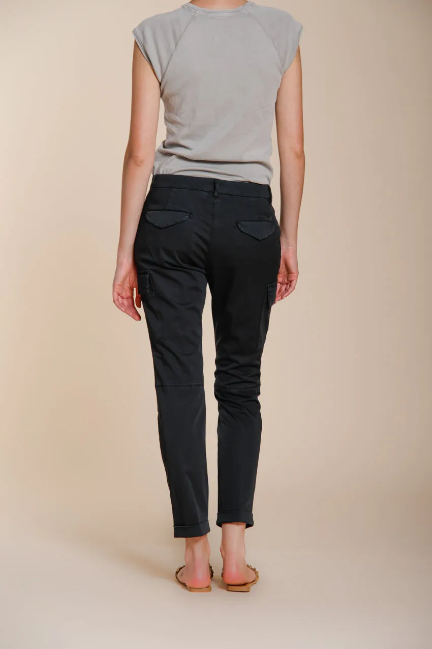 Mason's Chile City cargo donna nero slim gabardina