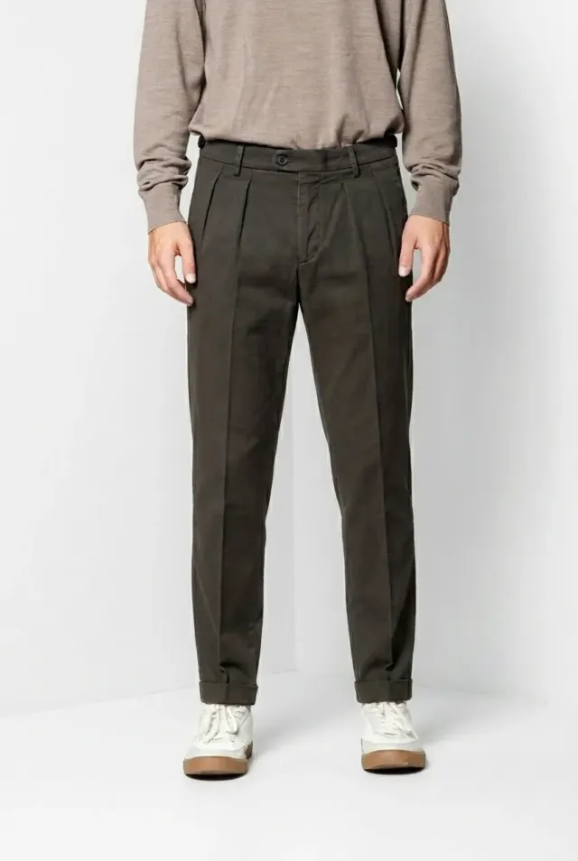 Mason's Don Johnson 2 Pinces chino uomo marrone