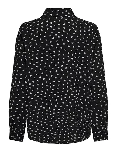 ONLY Onlnova Life Vis New Grace camicia nero XS viscosa