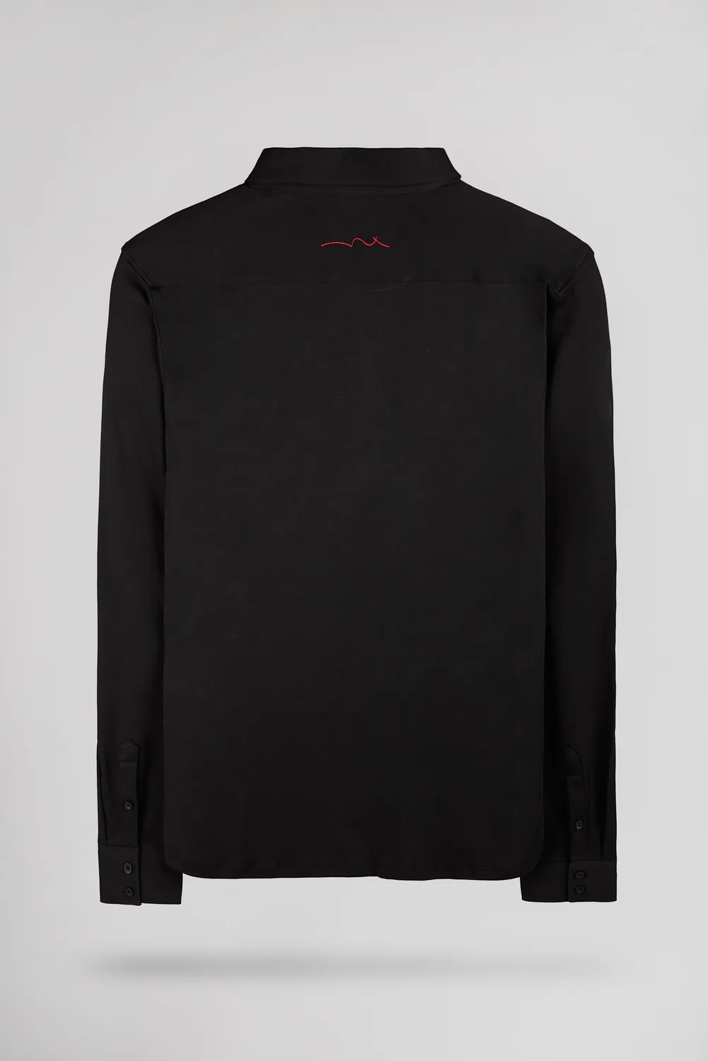 Teddy Smith C-Donovan camicia uomo nero carbone manica lunga