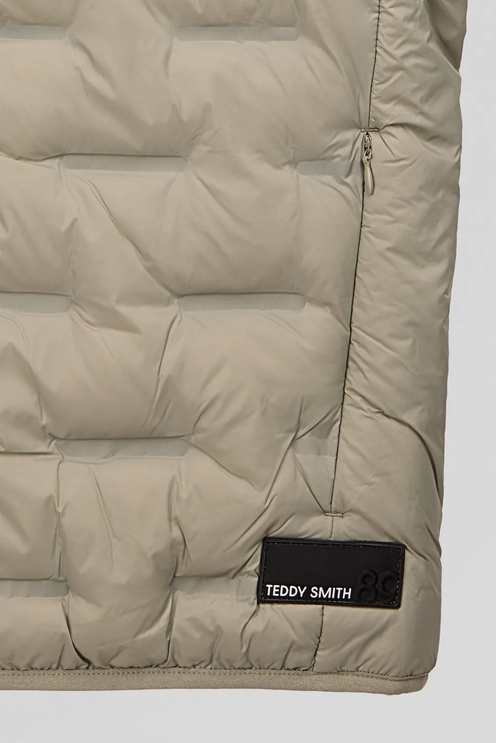 Teddy Smith B-Toran gilet smanicato bleach kaki leggero