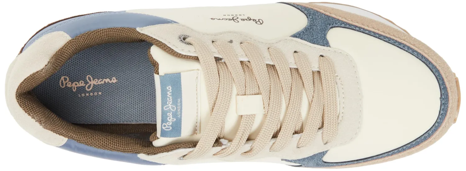 Pepe Jeans W High Runner Sneakers Donna Rosa Nudo 36