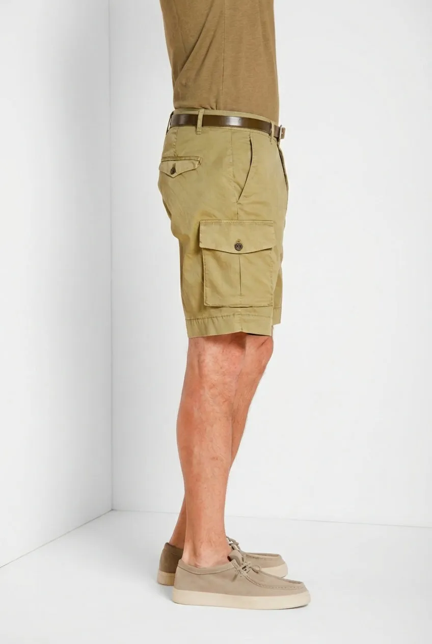 Mason's Cargo Bermuda Uomo Relaxed Verde Acido Cotone