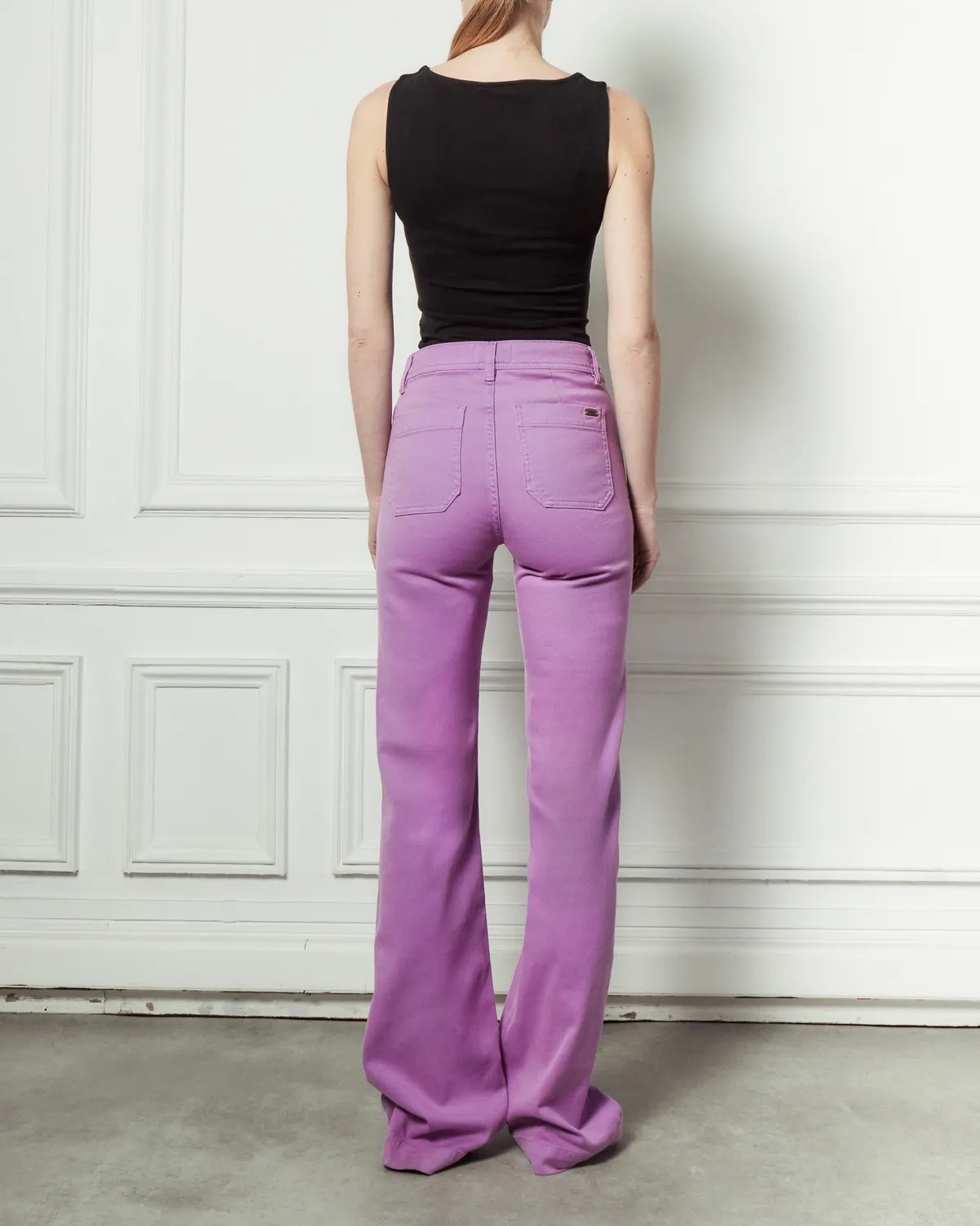 acquaverde Charlotte pantaloni bootcut Iris