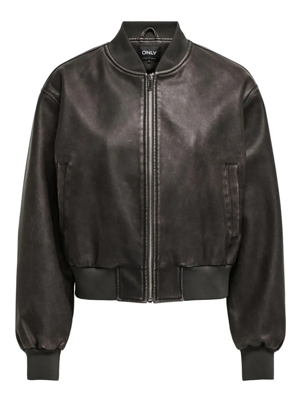 ONLY ONLJANE bomber ecopelle XS marrone cioccolato