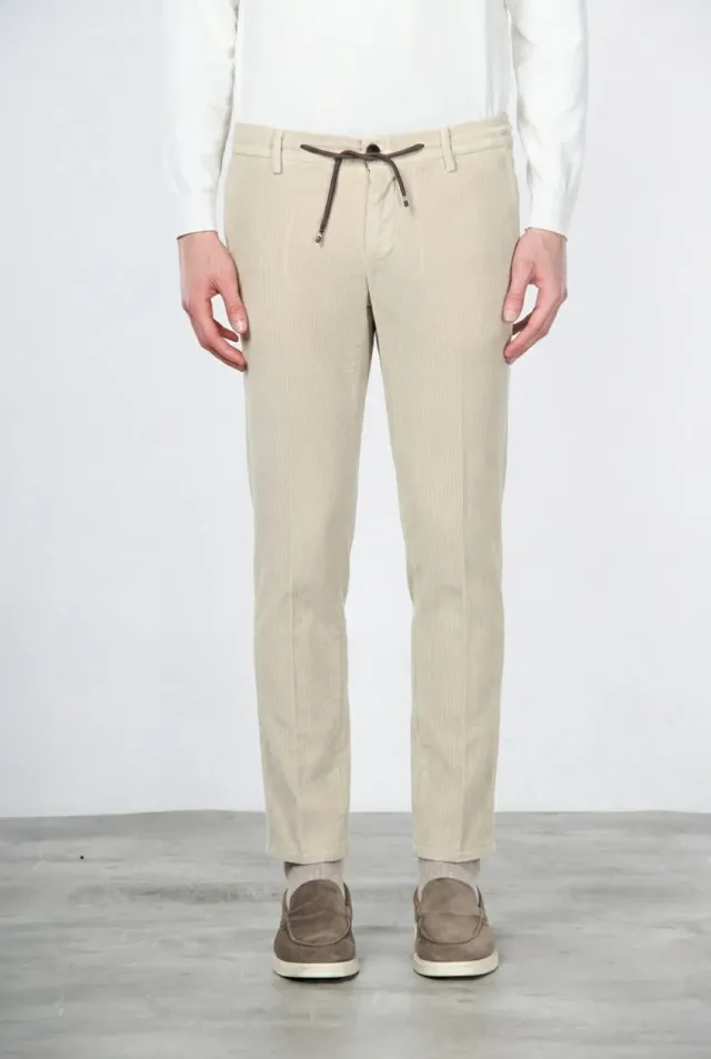 Mason's Milano Jogger chino latte velluto extra slim