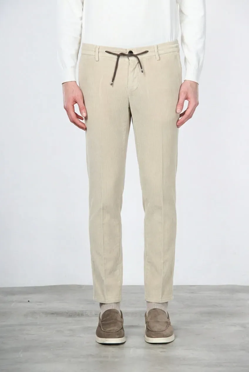 Mason's Milano Jogger chino latte velluto extra slim