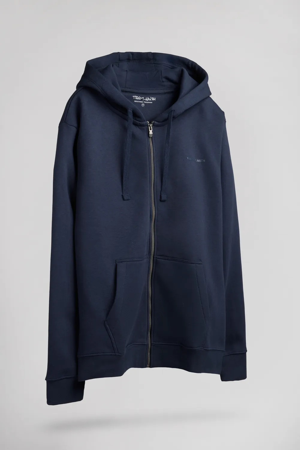 Teddy Smith Giclass Little felpa uomo blu zip