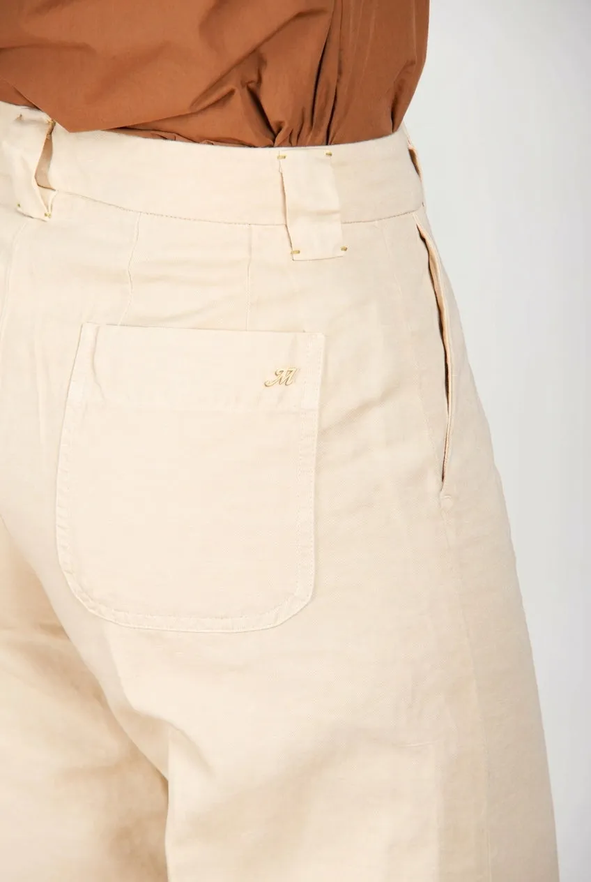 Mason's New York Studio Cropped Chino Donna Gesso Straight