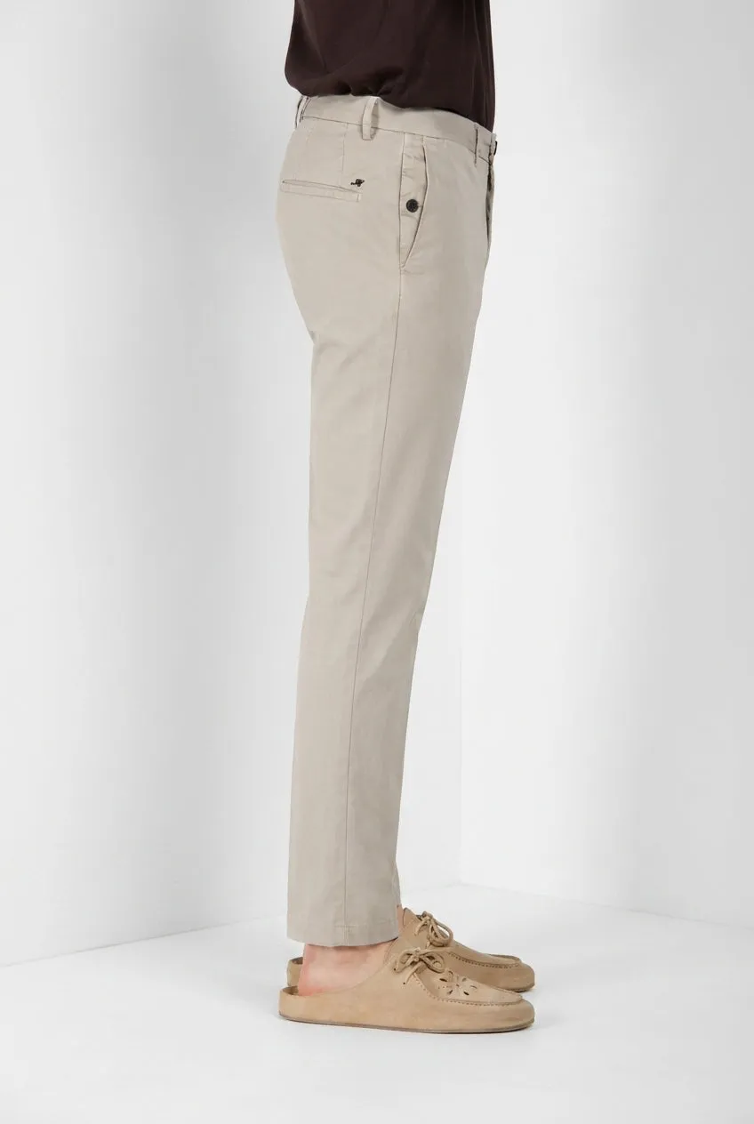 Mason's New York Chino Uomo Regular Sabbia Twill Stretch
