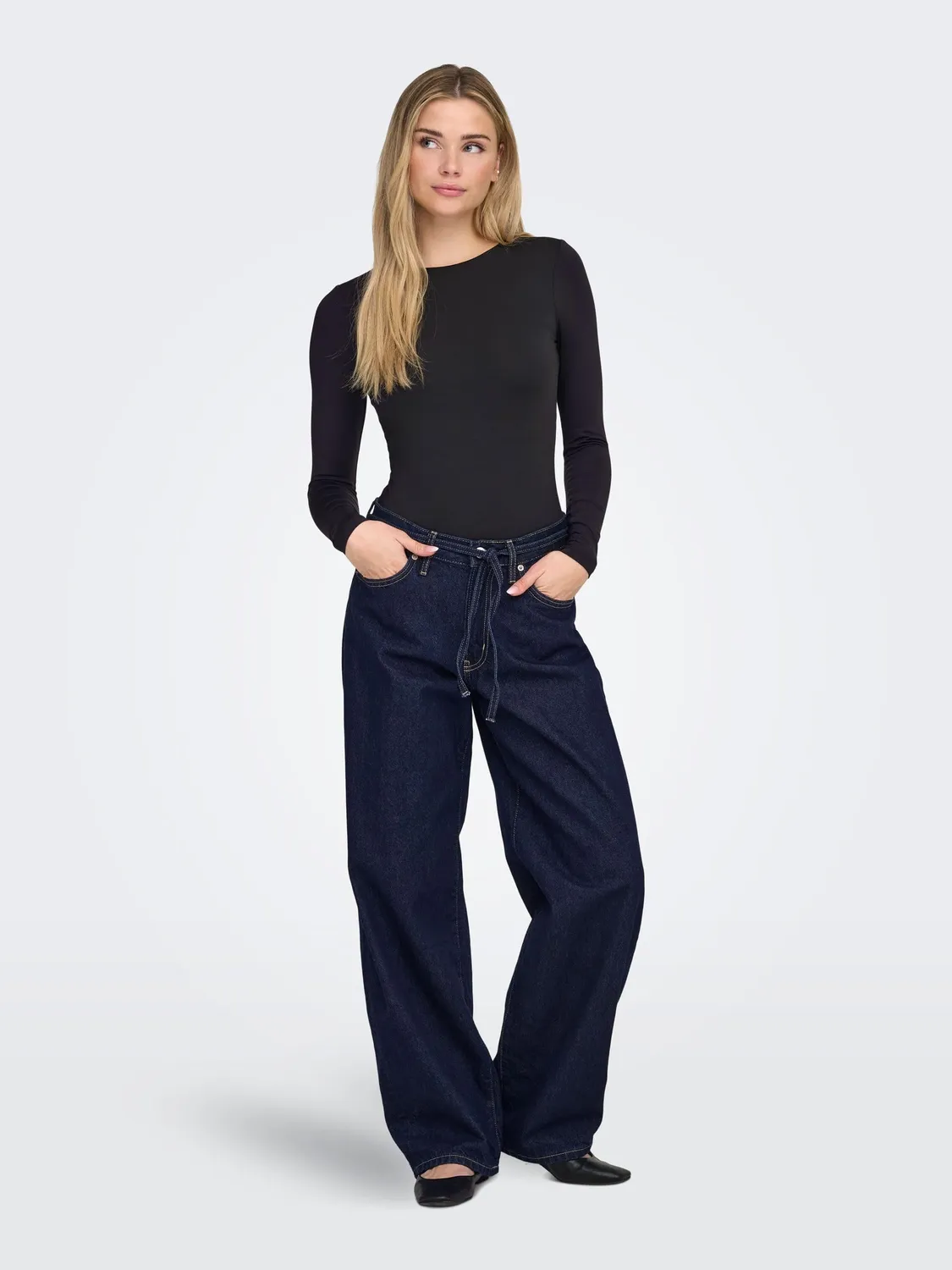 ONLY Onlgianna MW Straight DNM Dot630 jeans 30W/32L dritti