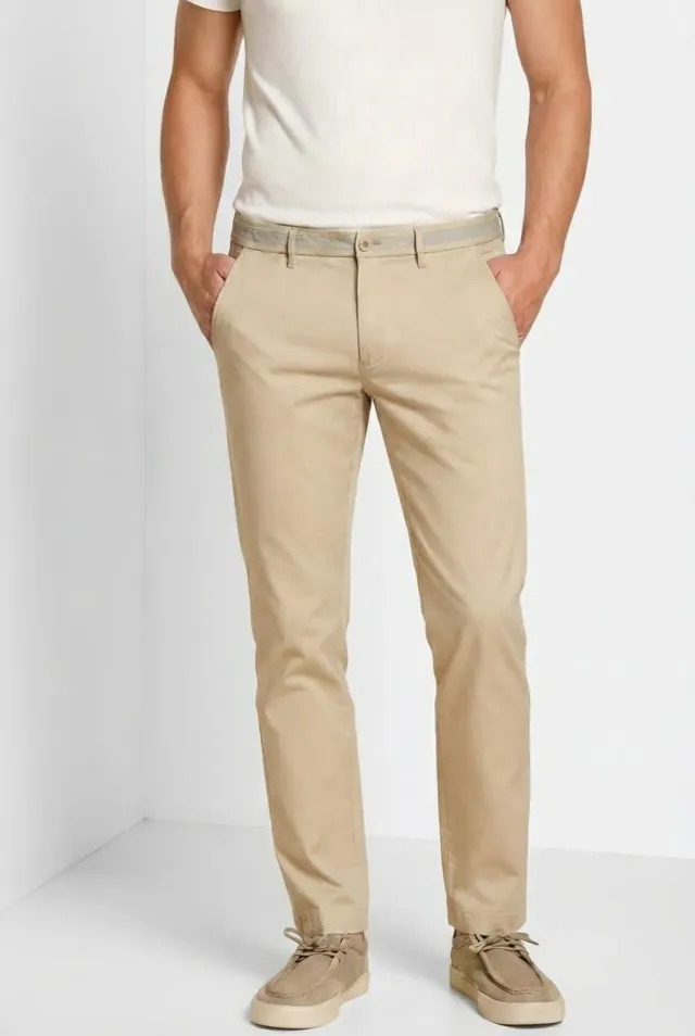 Mason's Torino University chino uomo gesso slim fit