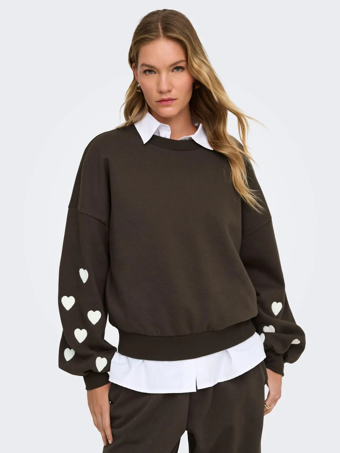 ONLY Onlmacy L/S O-Neck felpa girocollo box fit