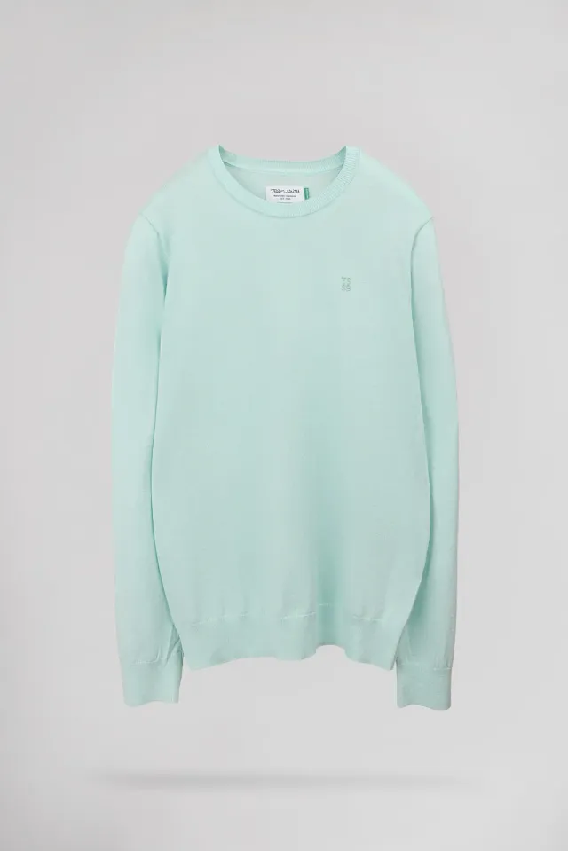 Teddy Smith P-Martino maglione verde menthol slim