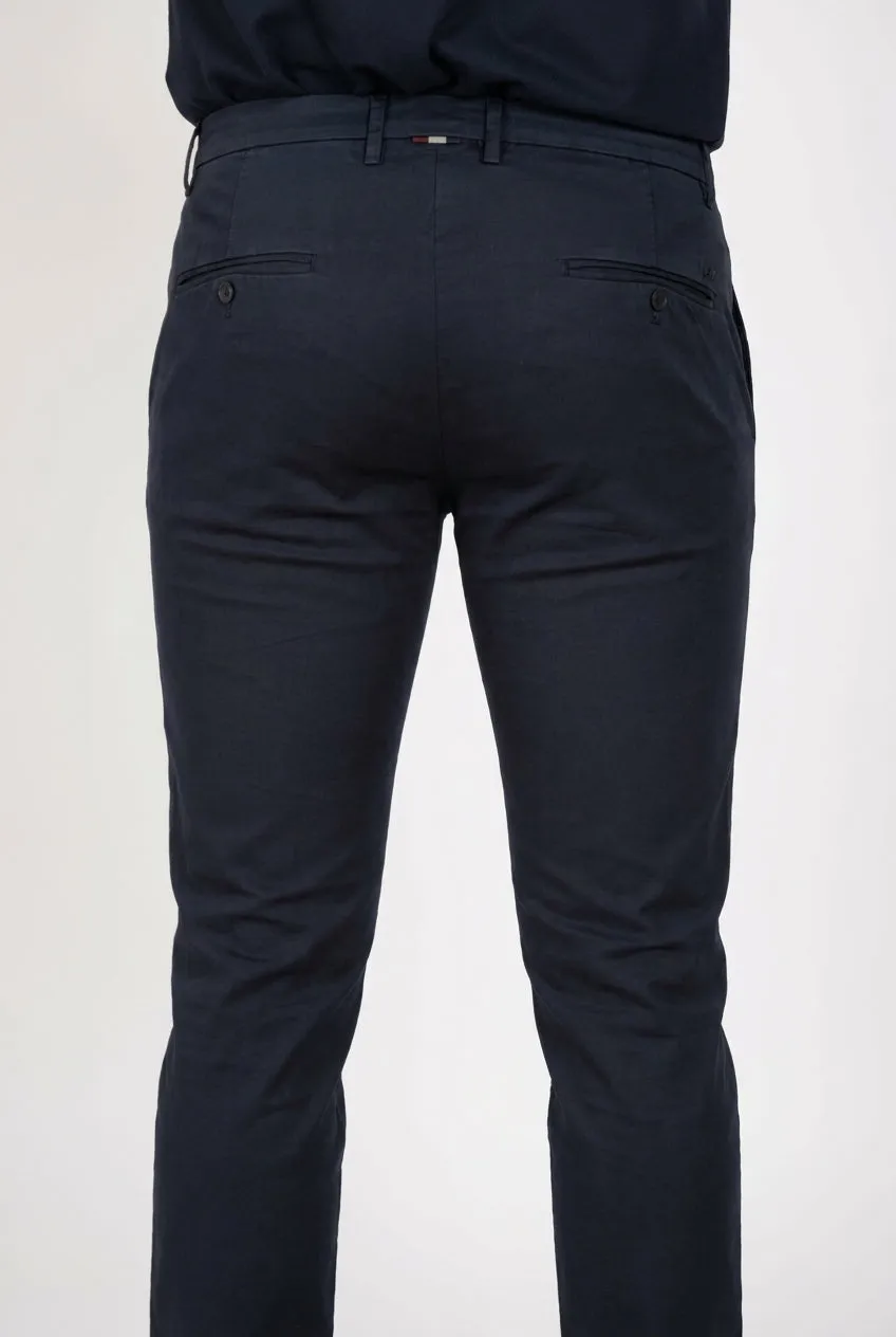 Mason's Torino Travel chino blu notte slim