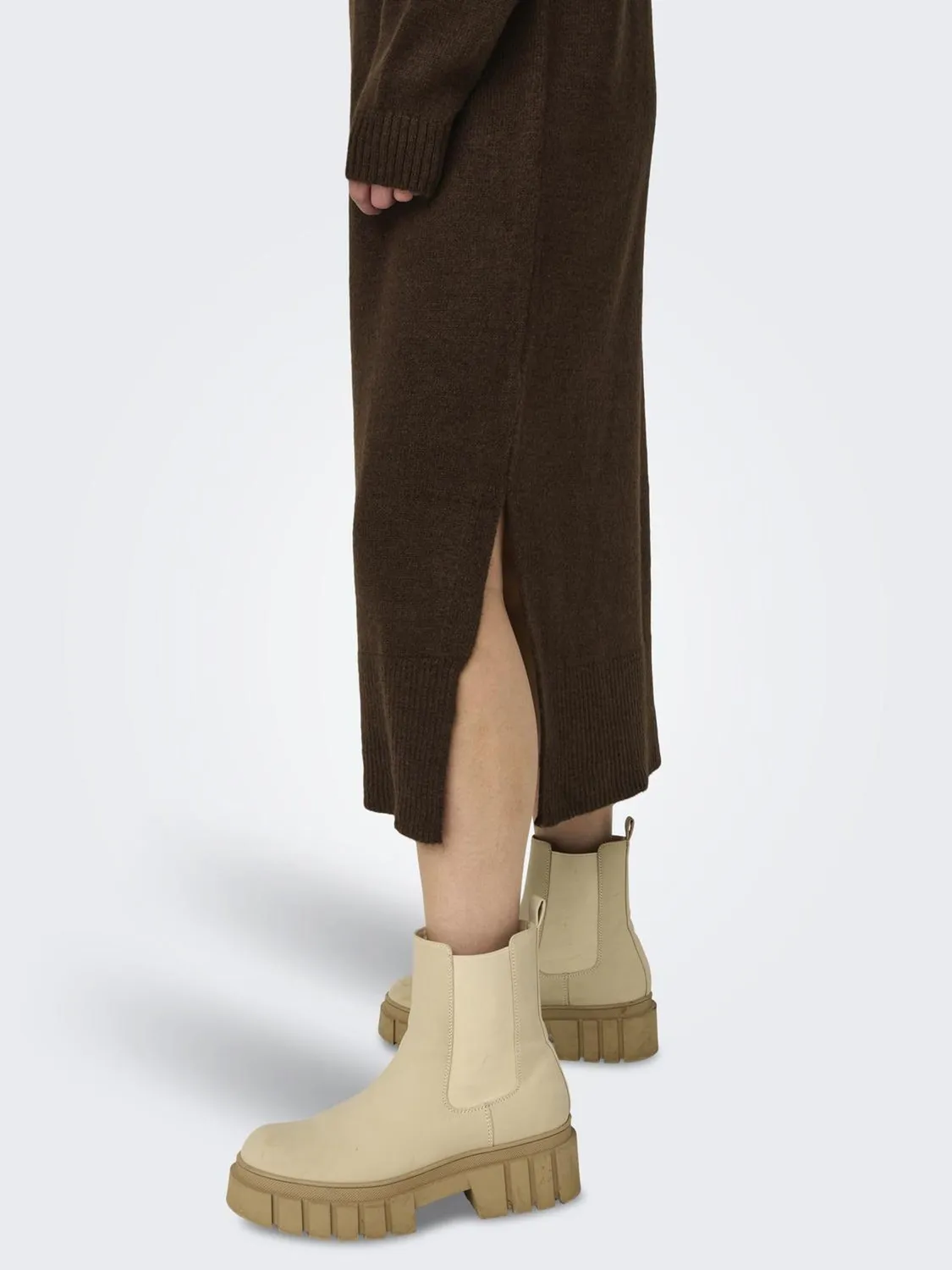 ONLY ONLBRANDIE Abito Midi Donna M Marrone