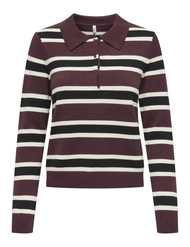 ONLY Onllondon Polo XL maglia a righe