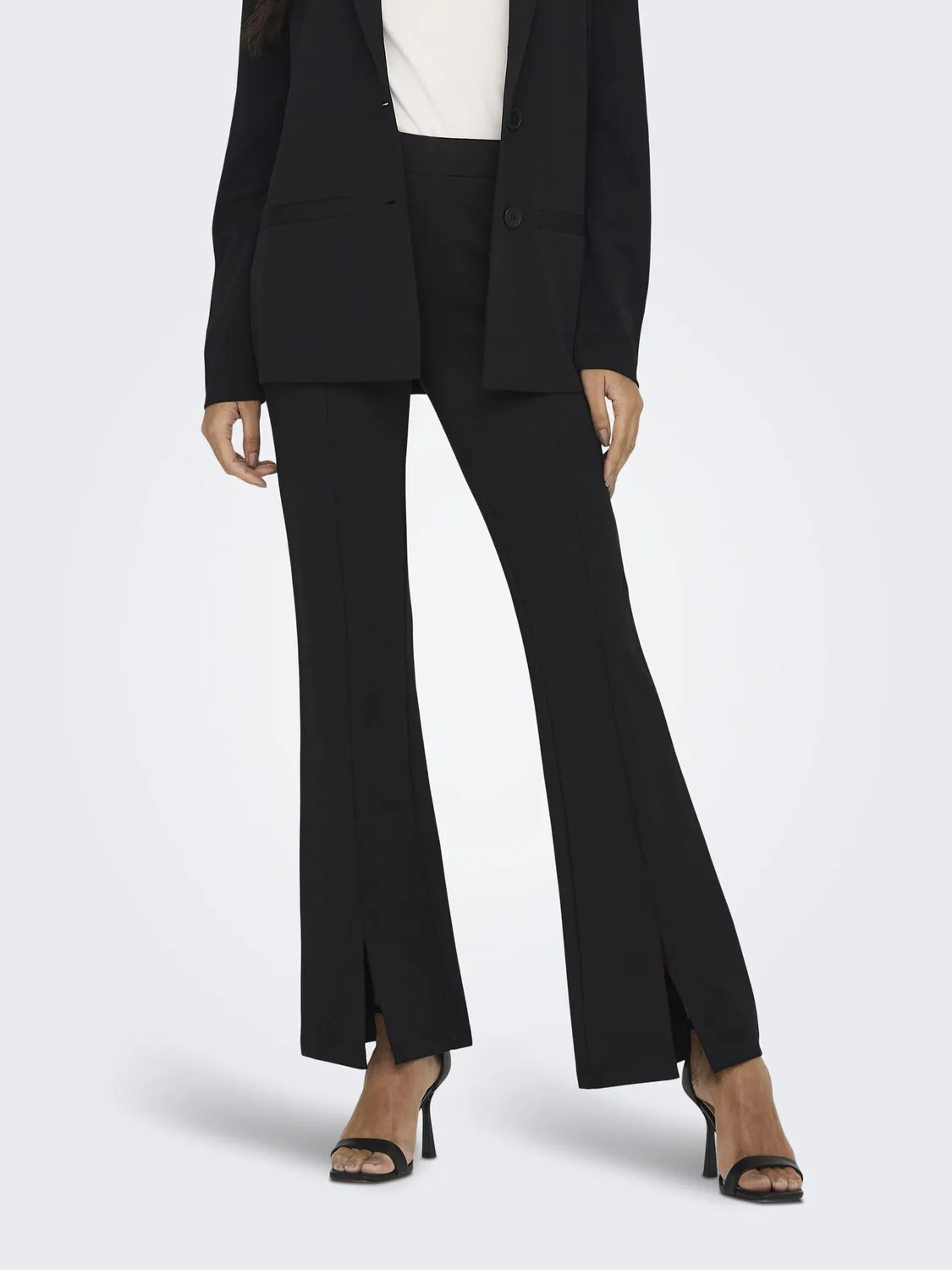 Only Jdypretty Flare Slit pantaloni donna jersey