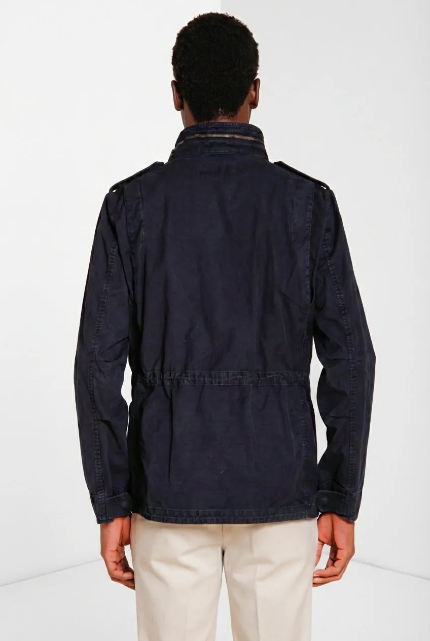 Mason's Field M74 Giubbotto Blu Notte 100% Cotone
